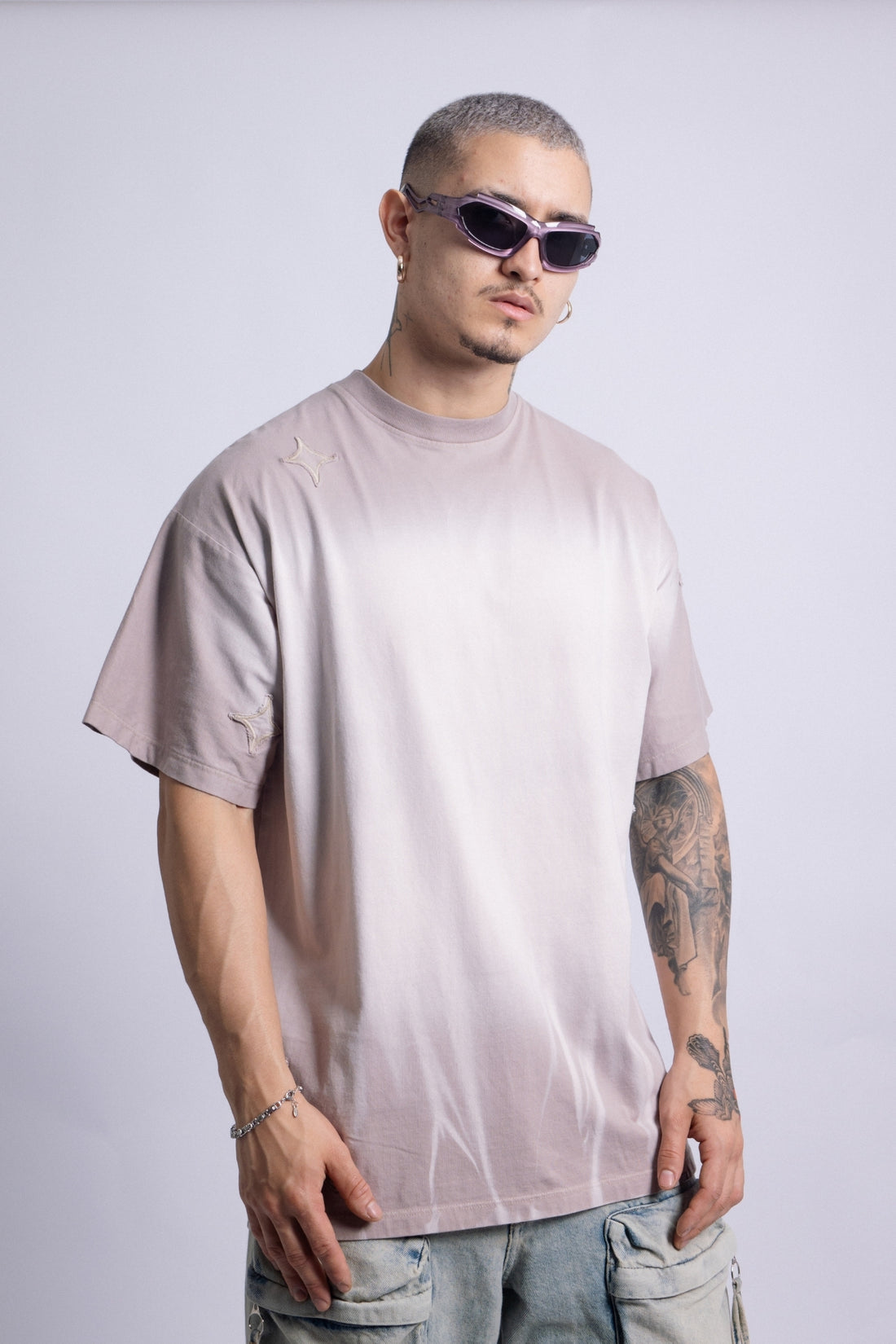 Washed Hard Over Tee
