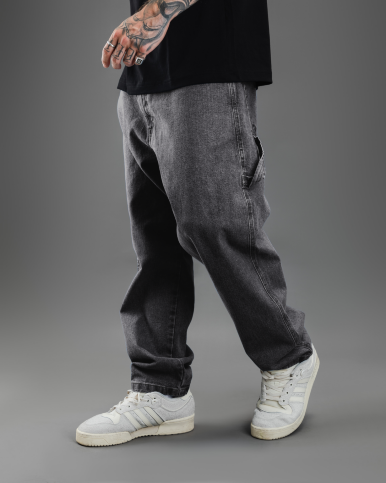 CARPENTER Jean Retro Black
