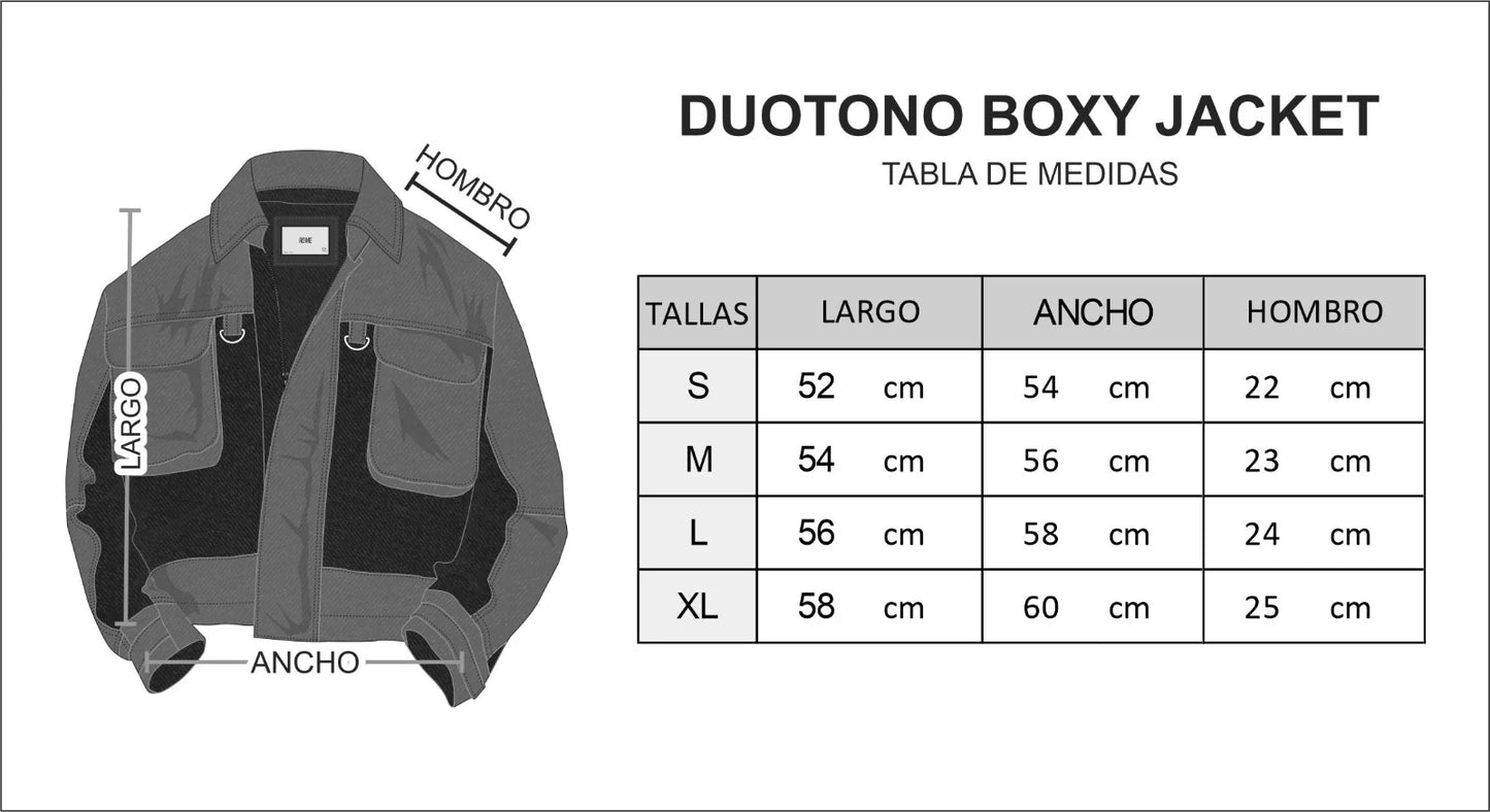 DUOTONO BOXY JACKET