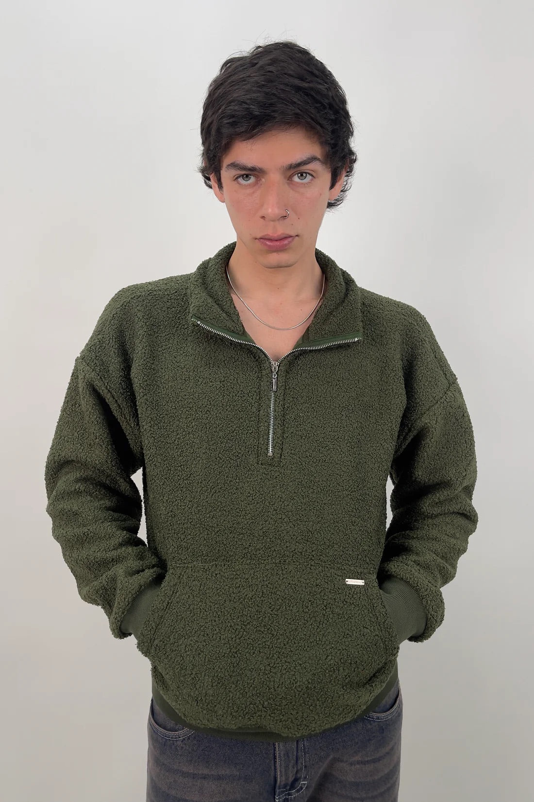 Jacket Sherpa Teddy Green