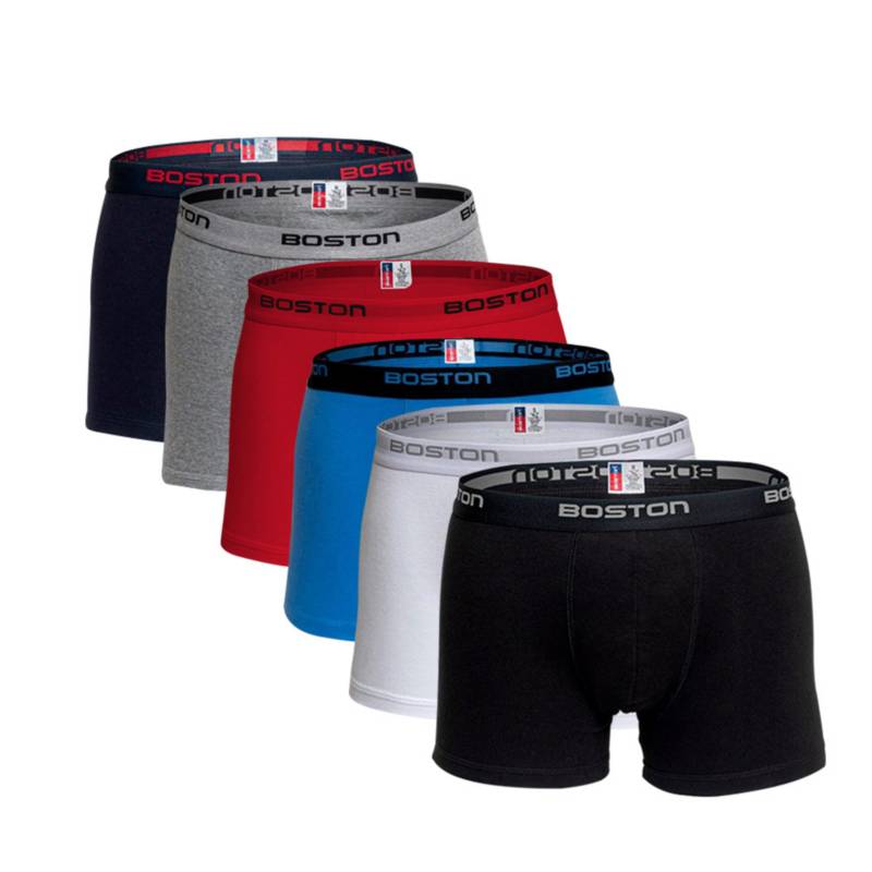 Pack 6 Boxers Boston