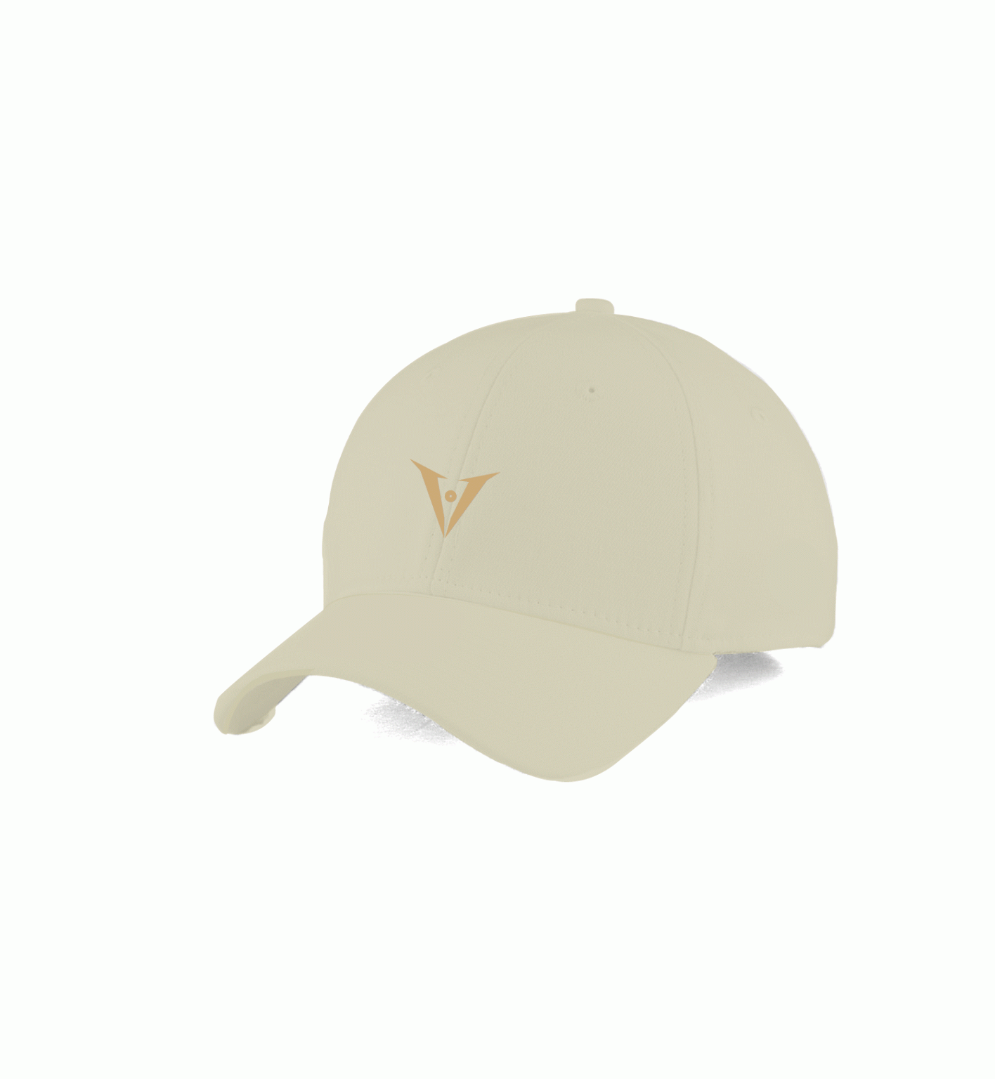 Cap logo Brand Beige