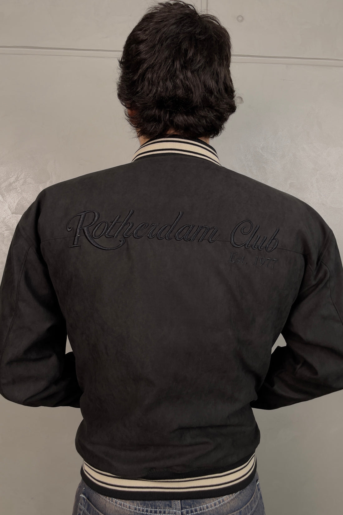 Huntress Bomber Leather Black
