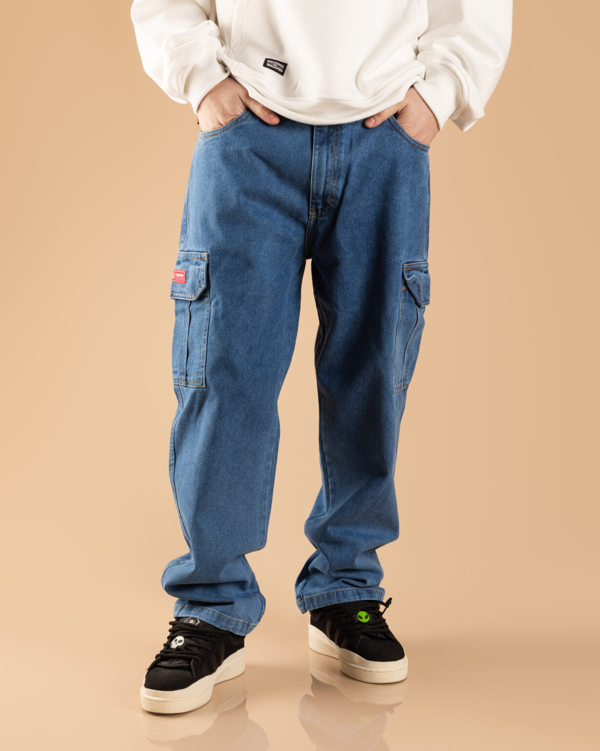 Cargo Jean Blue
