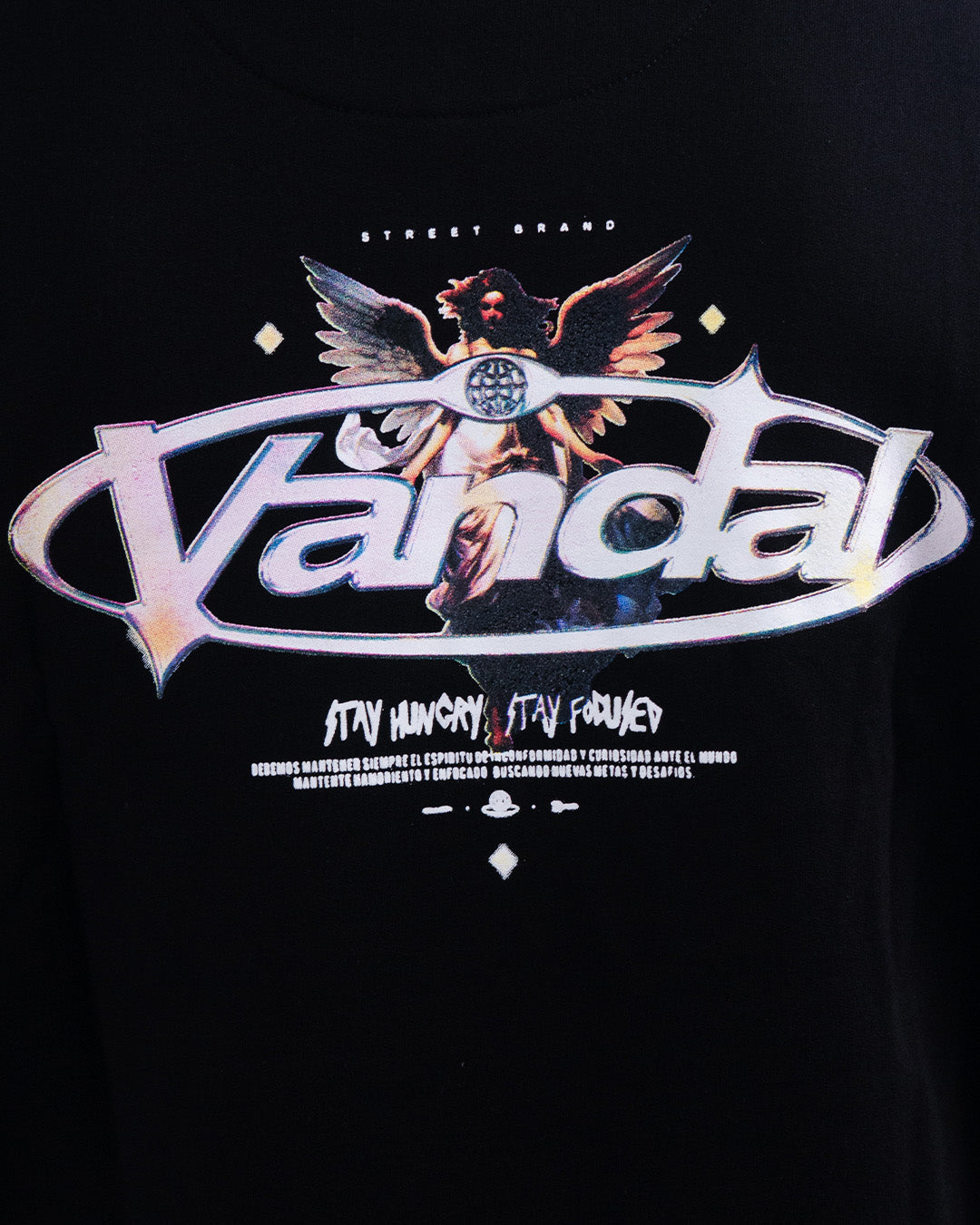 HOODIE BRAND LOGO CRYSTAL