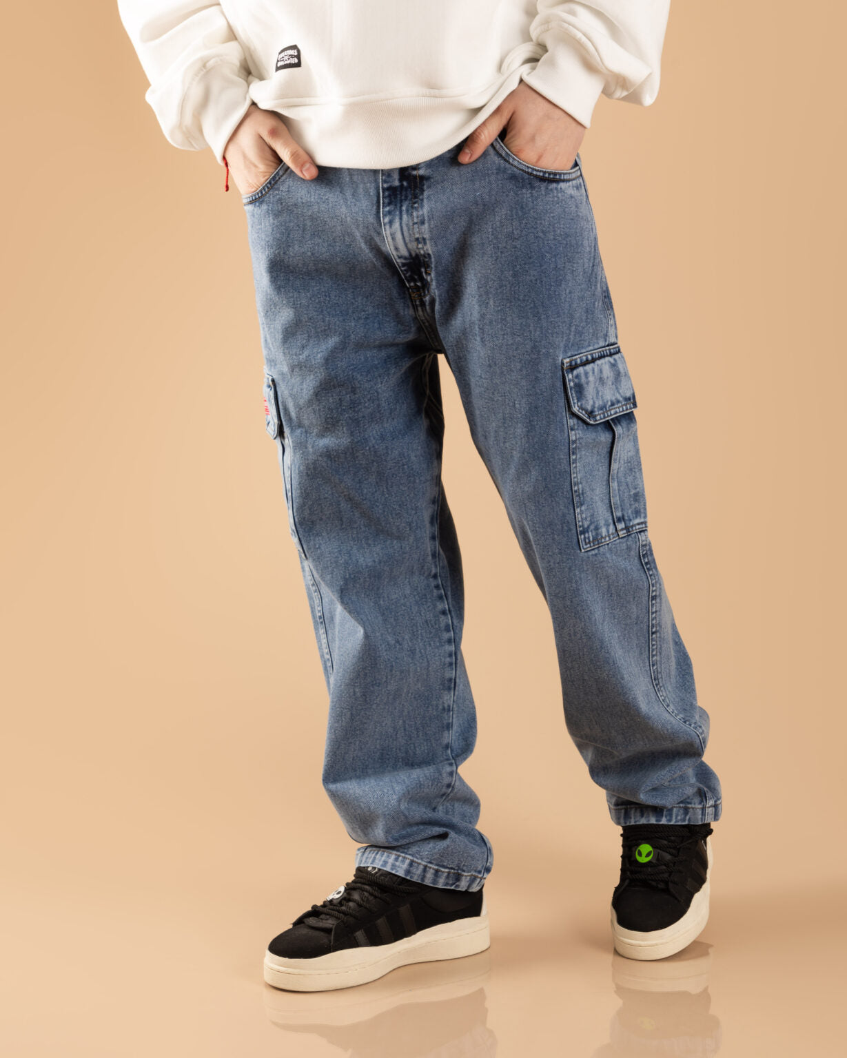 Cargo Jean Retro Blue