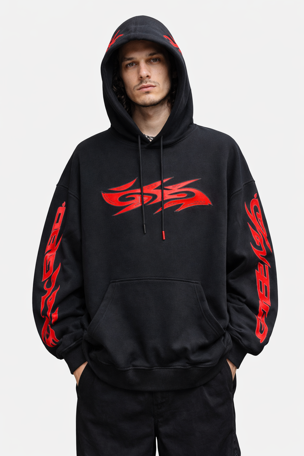 GALOI DRIP – Black Eclipse Hoodie
