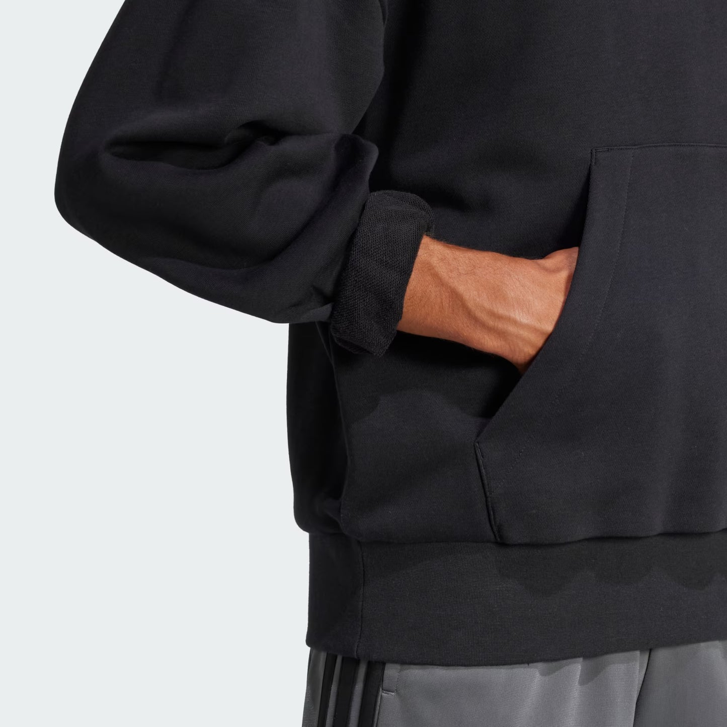 ADIDAS Essentials Loose-Fit 3 Bar Logo French Terry Hoodie