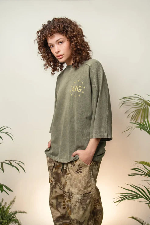 CONCRETE JUNGLE - GREEN TEE