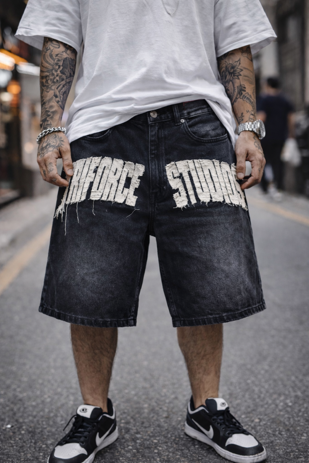 JORT TRIFORCE STITCH “BLACK FADE”