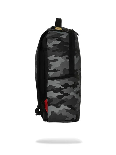 SPRAYGROUND Zaino Uomo SPRAY SPLIT NIGHT CAMO DLXSV BACKPACK 910B7053NSZ Nero