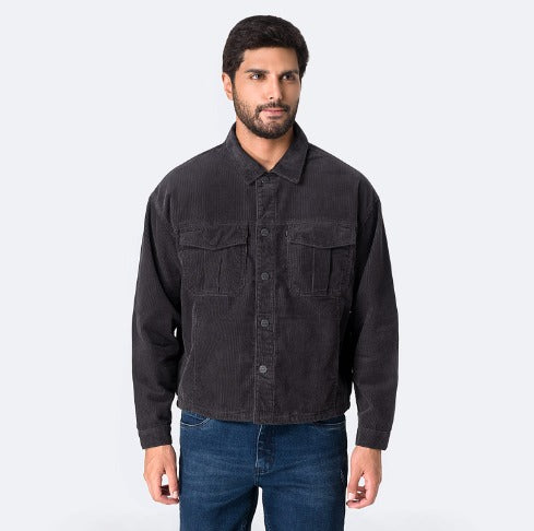 Camisaco Corduroy (Boxy Fit) Israell Charcoal