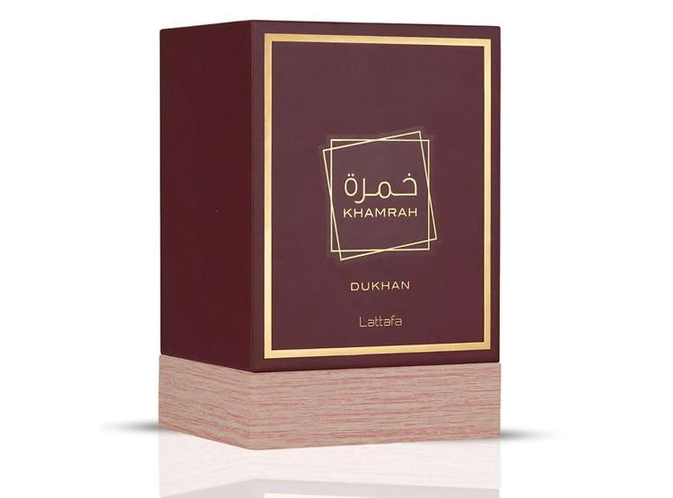 Lattafa Khamrah Dukhan EDP Unisex, fragancia oriental intensa