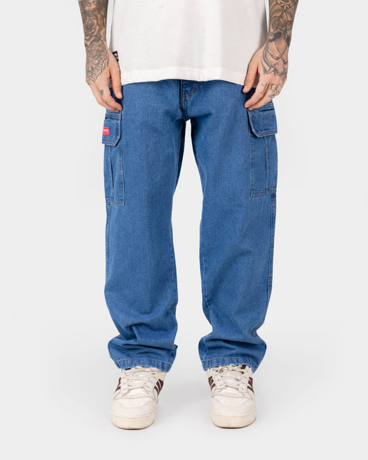 Cargo Jean Blue