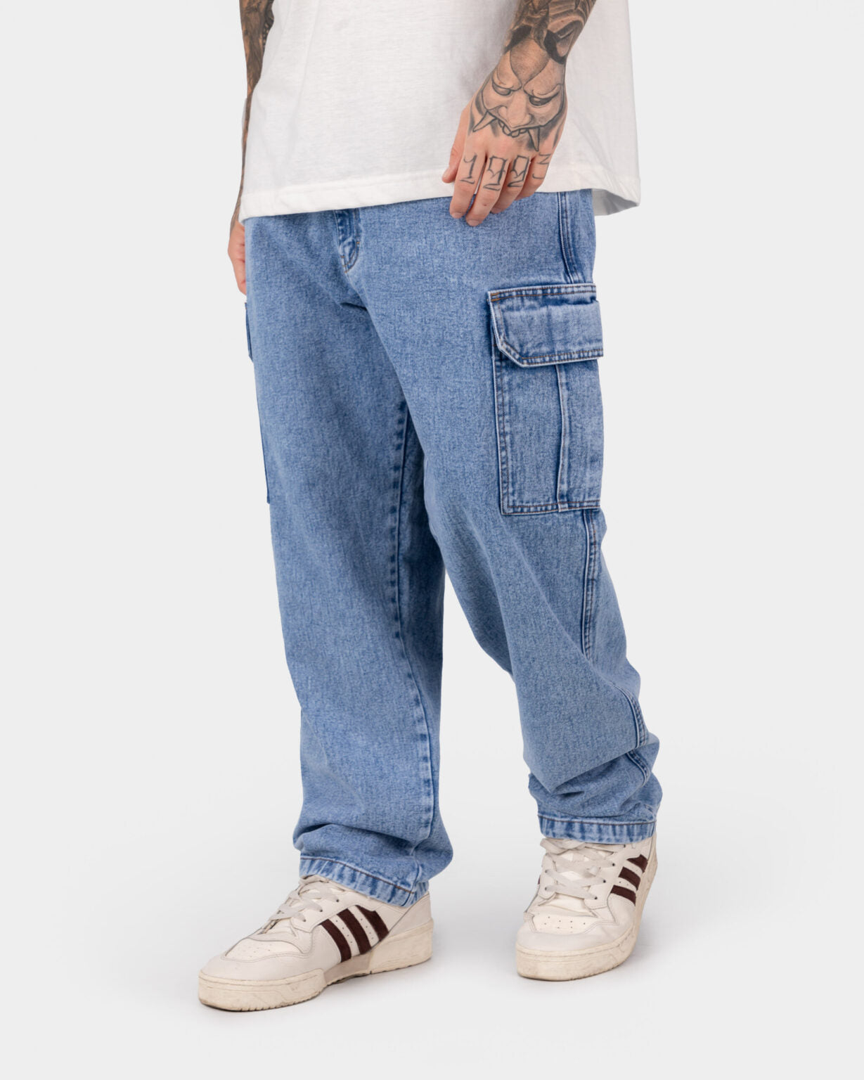 Cargo Jean Retro Blue