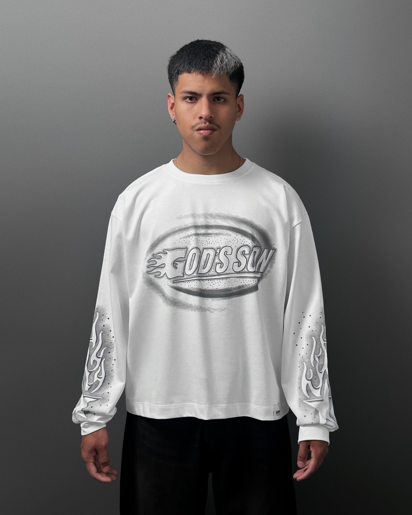 LONG SLEEVE GOD´S SON WHITE