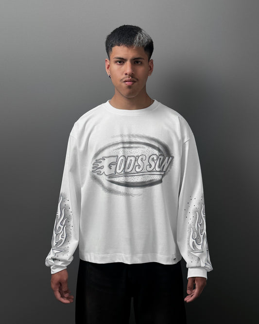 LONG SLEEVE GOD´S SON WHITE