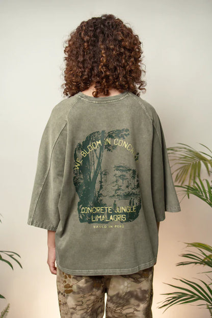 CONCRETE JUNGLE - GREEN TEE