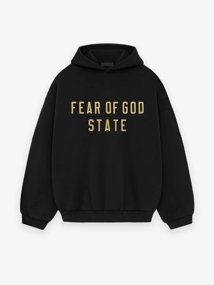 FEAR OF GOD ESSENTIALS FLEECE HOODIE Black