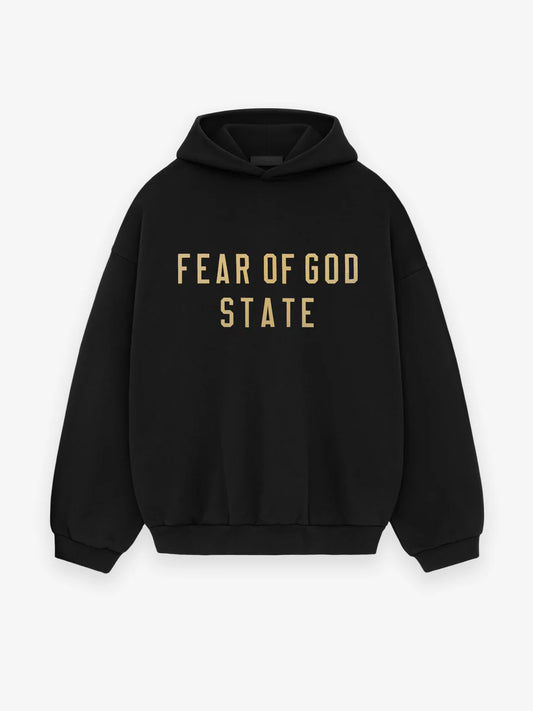 FEAR OF GOD ESSENTIALS FLEECE HOODIE Black
