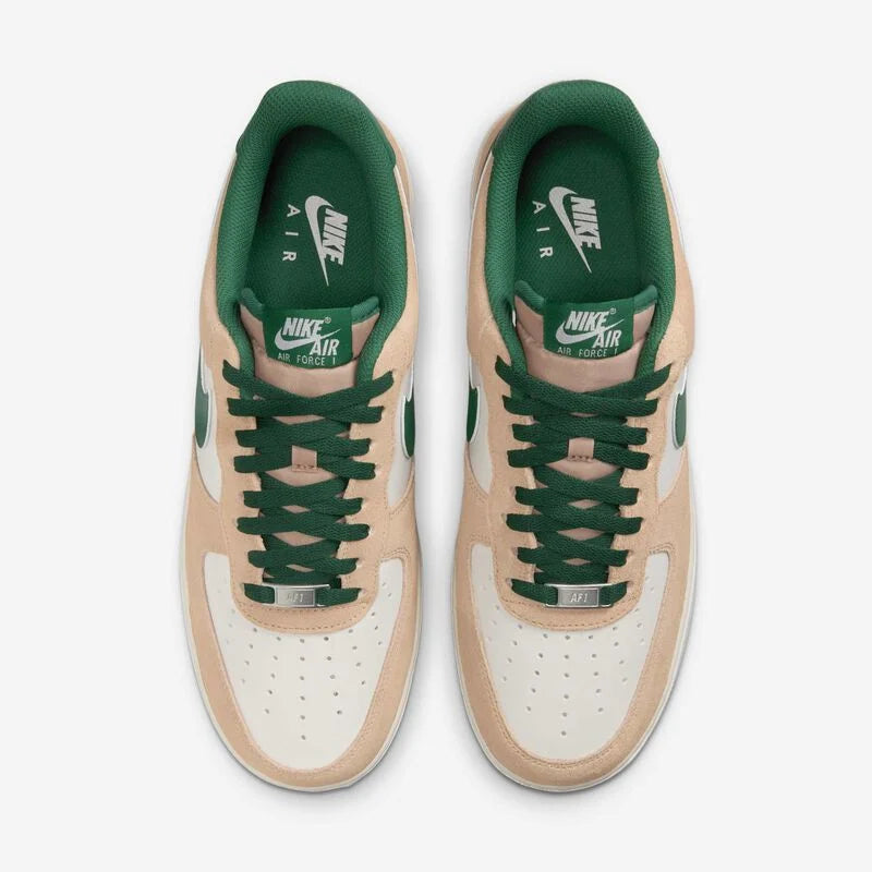 NIKE AIR FORCE 1 LOW "BEIGE/GREEN)
