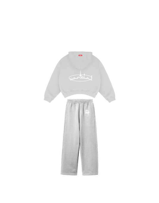 Full Zip Hoodie + Jogger Set – Light Shadow