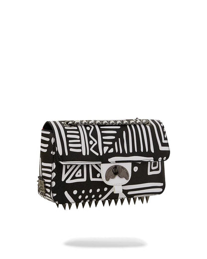 Kabelka Sprayground Ai Tribal Courture Turn-Lock Hand Bag Pouchette