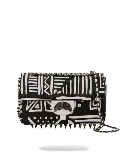 Kabelka Sprayground Ai Tribal Courture Turn-Lock Hand Bag Pouchette
