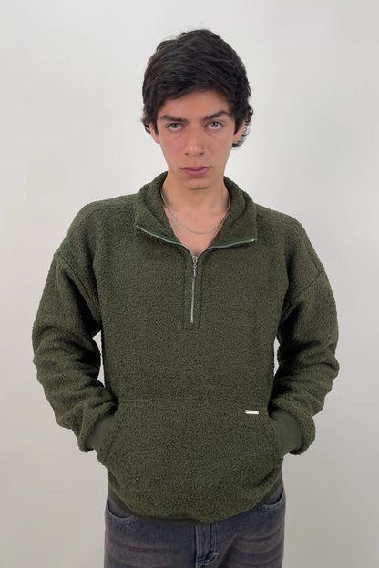 Jacket Sherpa Teddy Green