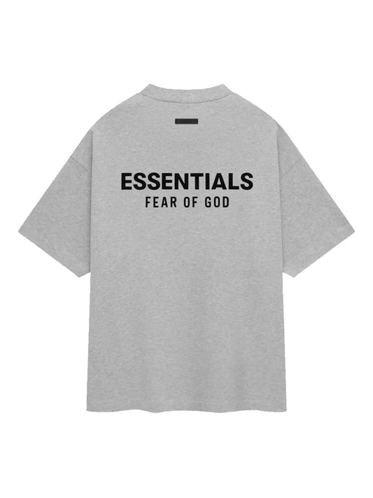 Fear of God Essentials Jersey Crewneck T-Shirt Light Heather Gray