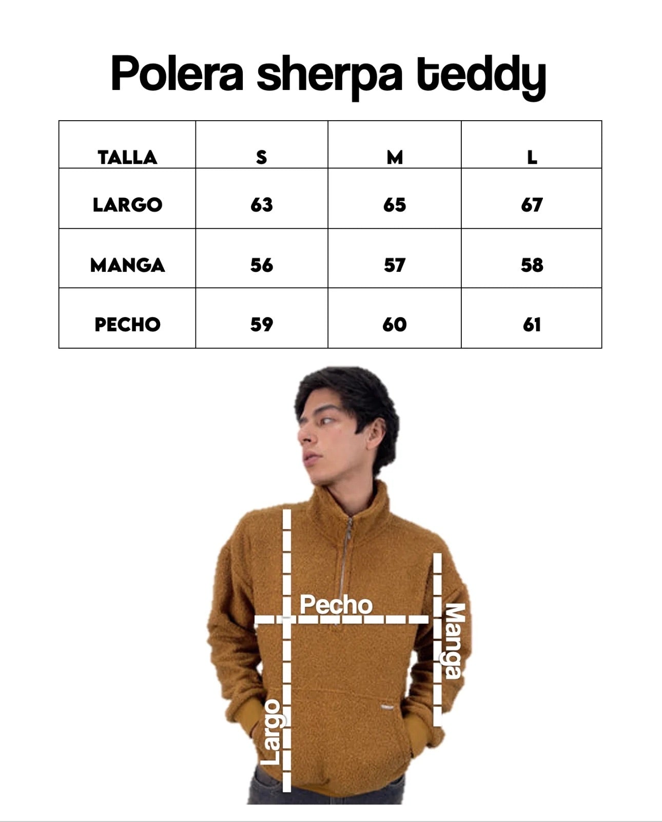 Jacket Sherpa Teddy Camel
