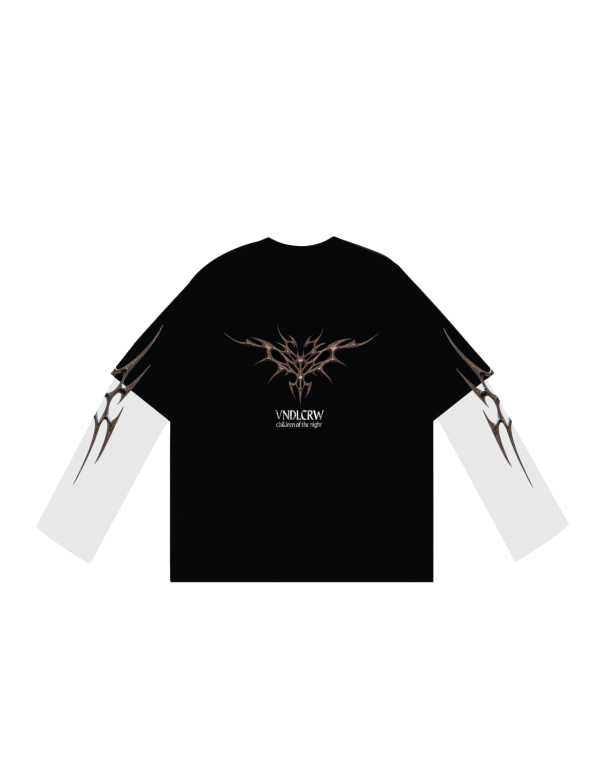 Long Sleeve Tee Copper Bones