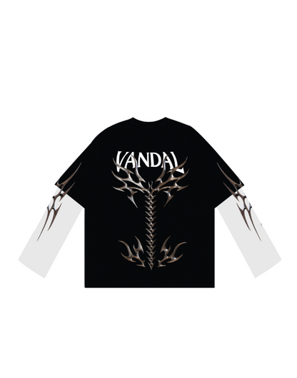 Long Sleeve Tee Copper Bones