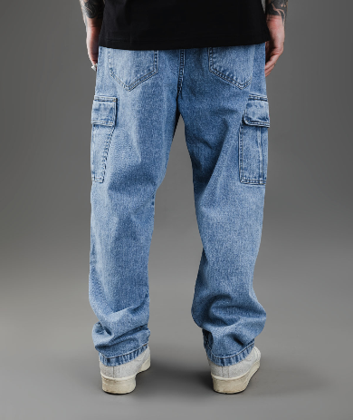 Cargo Jean Retro Blue
