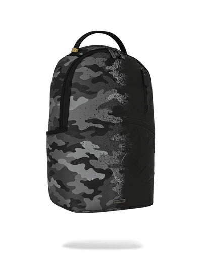 SPRAYGROUND Zaino Uomo SPRAY SPLIT NIGHT CAMO DLXSV BACKPACK 910B7053NSZ Nero