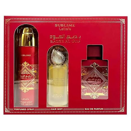 Perfume Set Sublime 3 Piezas 200-300-100ml