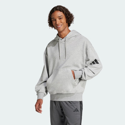 ADIDAS Essentials Loose-Fit 3 Bar Logo French Terry Hoodie