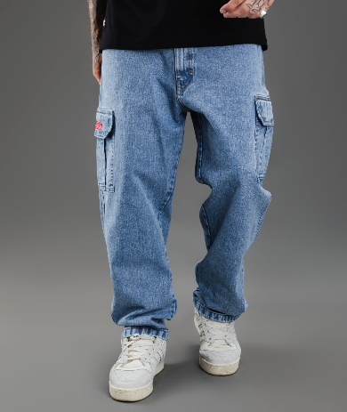 Cargo Jean Retro Blue