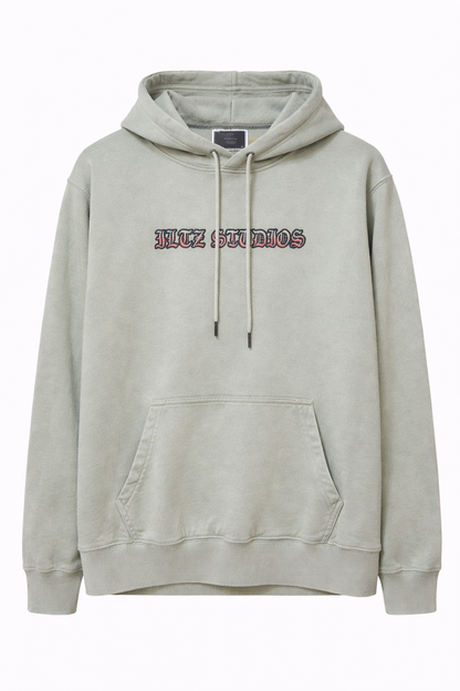 Hoodie ILTZ Fallen Angel SAGE WASHED