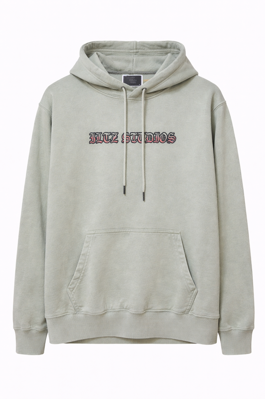 Hoodie ILTZ Fallen Angel SAGE WASHED