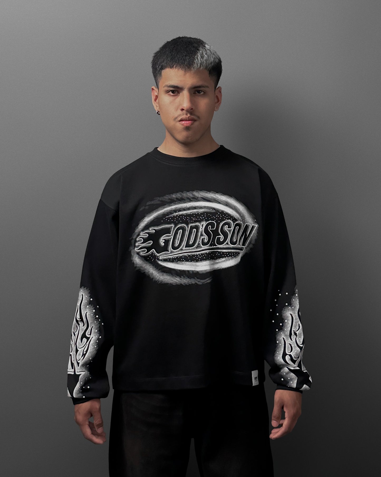 LONG SLEEVE GOD´S SON BLACK
