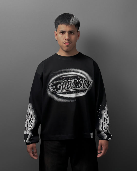 LONG SLEEVE GOD´S SON BLACK