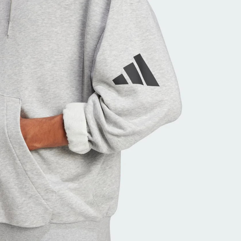 ADIDAS Essentials Loose-Fit 3 Bar Logo French Terry Hoodie