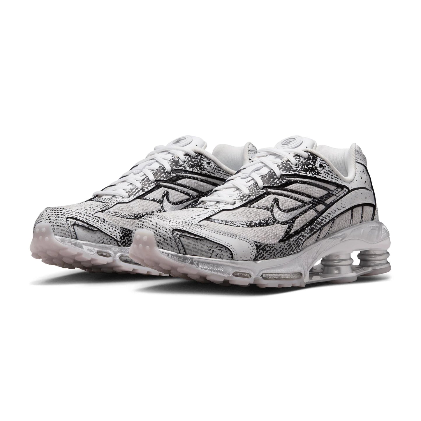 Nike Shox Ride 2 WHITE/MTLC PLATINUM-BLACK-FLT