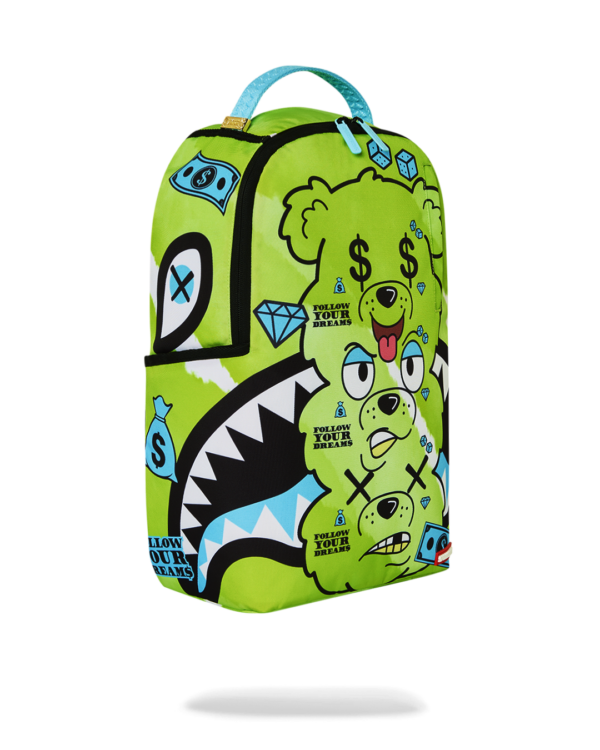 MONEY BEAR SEEING TRIPLE DLXSR BACKPACK