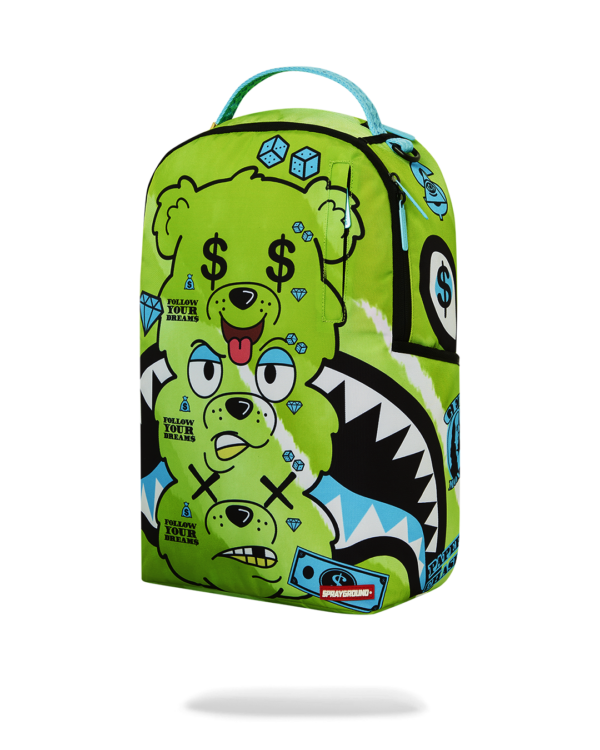 MONEY BEAR SEEING TRIPLE DLXSR BACKPACK