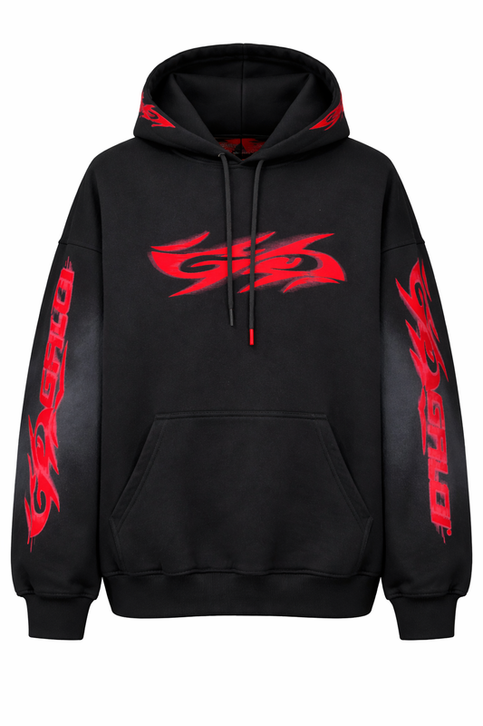GALOI DRIP – Black Eclipse Hoodie
