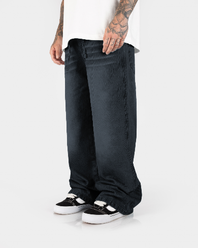 Baggy Jean Washed Black