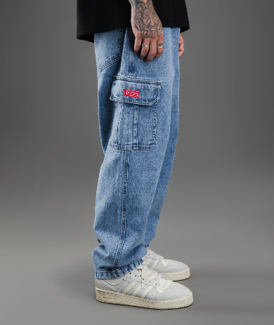 Cargo Jean Retro Blue