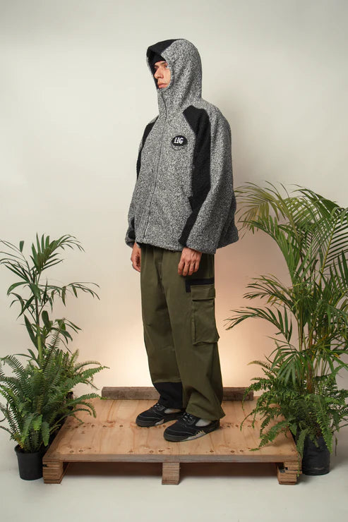 HOODIE CARNERO - GREY / BLACK